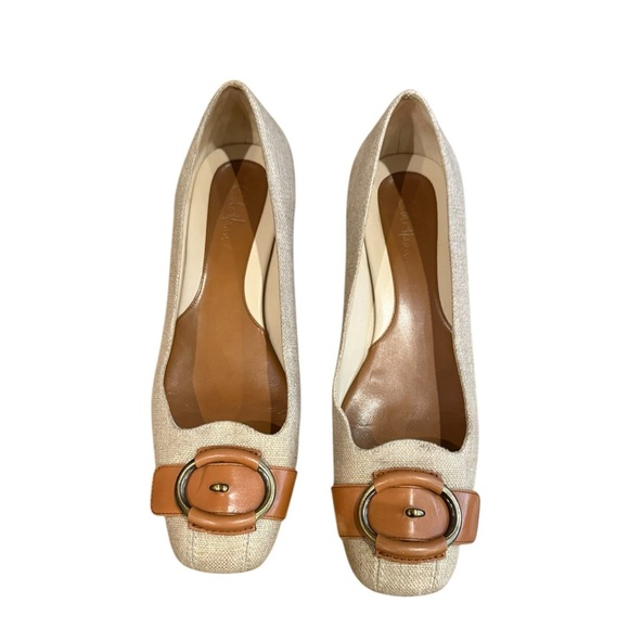 Cole Haan Shoes - Cole Haan Nike Air Genie size 9.5 Gold metallic brushed canvas MSRP $275